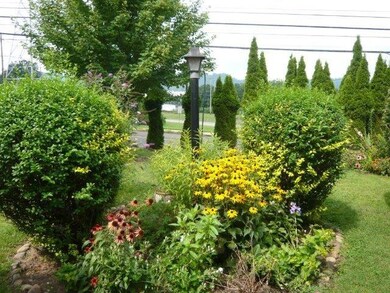 Established gardens provide lovely color.
