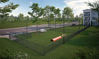 Surrounding community with a lawn