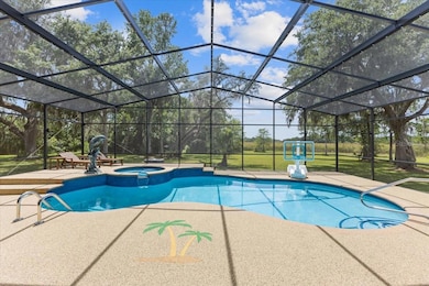 Pool Overlooking Backyard