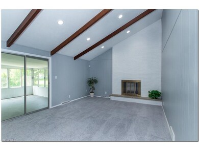 Large First Floor Family Room with Vaulted Beamed 