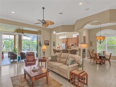 Neutral open floor plan Livingroom