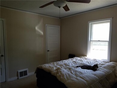 Largest bedroom, ceiling fan