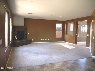 Family room with fireplace