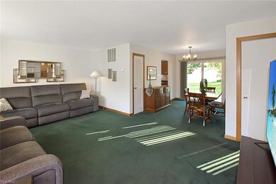 Living room with open floor plan
