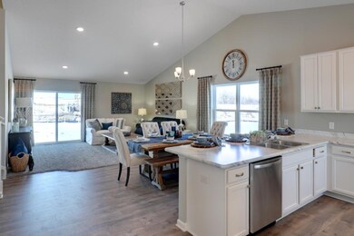Another view of the main floor family room, kitche