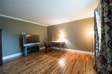 Formal living room just off the foyer, past the ha