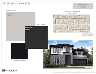 View of marketing collateral with multiple images
