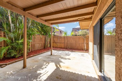 large private front patio