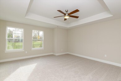 Third Floor Primary Suite with Coffered Ceiling