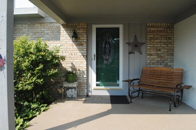 Welcoming front porch