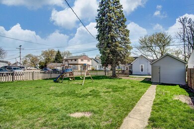 Rear back yard