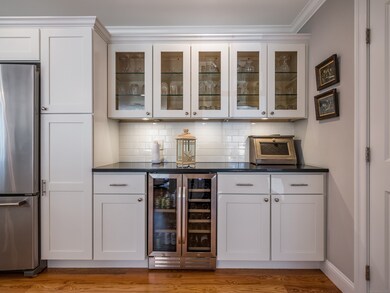 You'll love the beverage center with wine chiller 