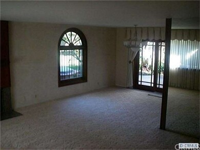 Step down living room
