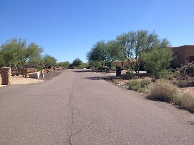 Corner lot on a paved cul-de-sac