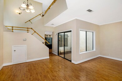 Staircase and access to outdoor patio