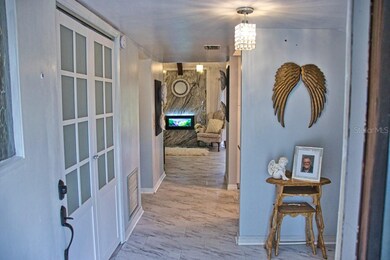 Front Entrance with Downstairs Bedroom on the Left