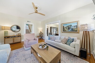 Bright and cozy living room with hardwood floors, comfortable layout and great space.