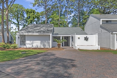Spacious driveway