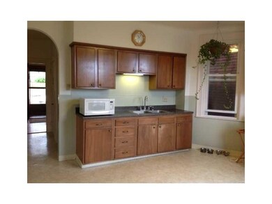 Kitchen. The bright kitchen is a spacious 15  x 15