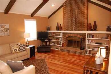 You will love this open layout with vaulted ceilin