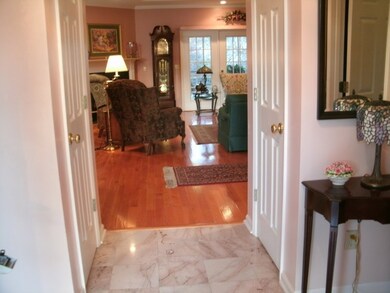 Foyer, marble tile