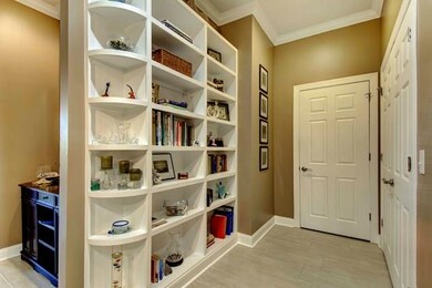 Built-in Shelves in Hallway
