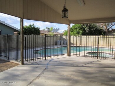 Large covered patio