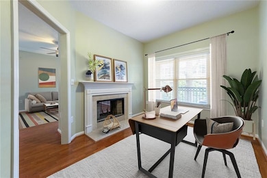 Secondary bedroom currently acts as an ideal home 