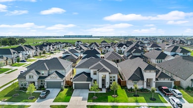 Aerial view showcases the stunning curb appeal of