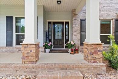 Welcoming front porch