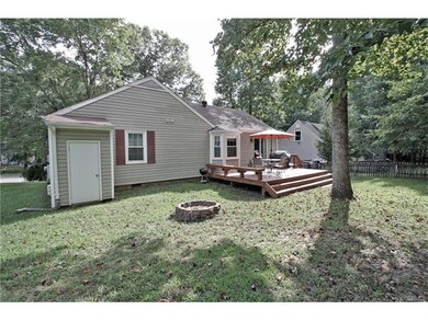 Attached Shed and Rear Deck