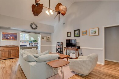 Great room with high ceilings