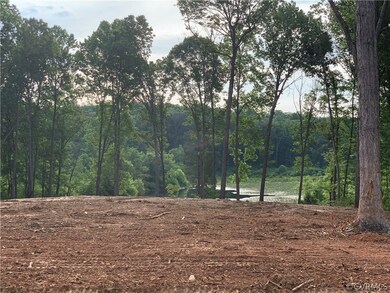 Yard overlooking water
