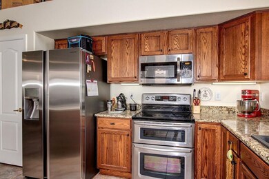 Kitchen with newer cabinets