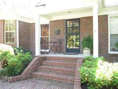 Gorgeous Brick walkway leading up to the Steps and