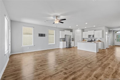 Living and kitchen