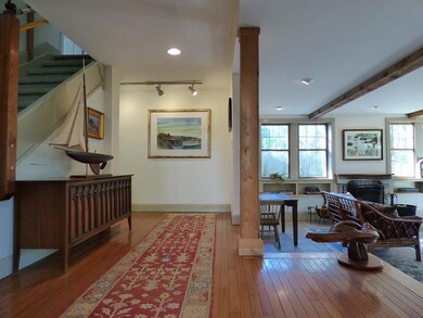 Entering the home, to the left are...