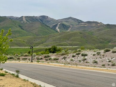 View from the neighborhood of Deer Valley East Village Ski Slopes