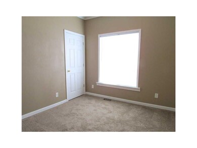 Bedroom. Bedroom with new carpet and paint.