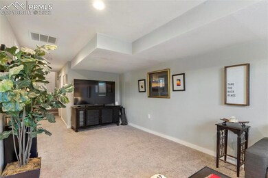 Basement family room.