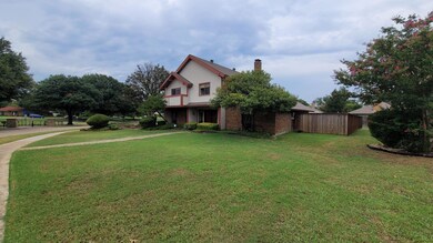 View of front of home with a front yard
