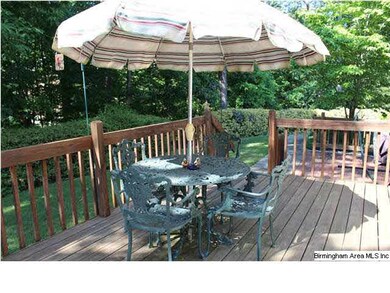 Walk out to back deck from the main level great ro