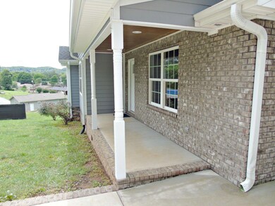 Beadboard & recesses lights on covered p