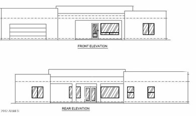 FRONT AND REAR ELEVATION