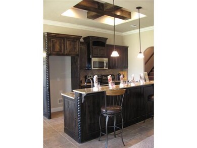 Kitchen. under construction, example of a complete