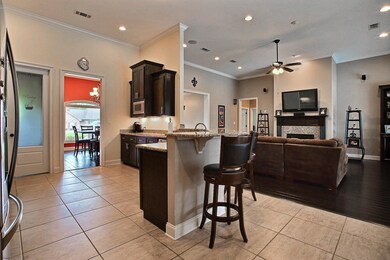 Kitchen to living view