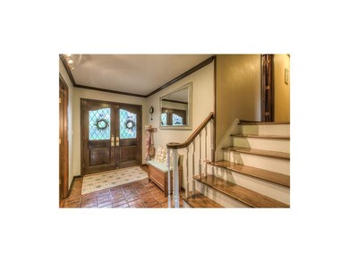 Brick entry way creates warmth and welcoming feel.