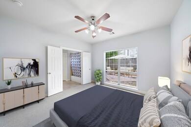 Well-lit and cozy secondary bedroom located in the