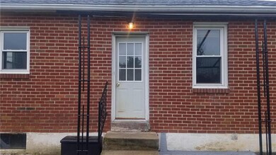 rear of home