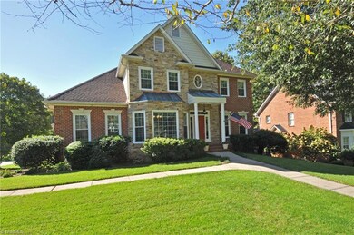 Natural stone, brick and hardie exterior